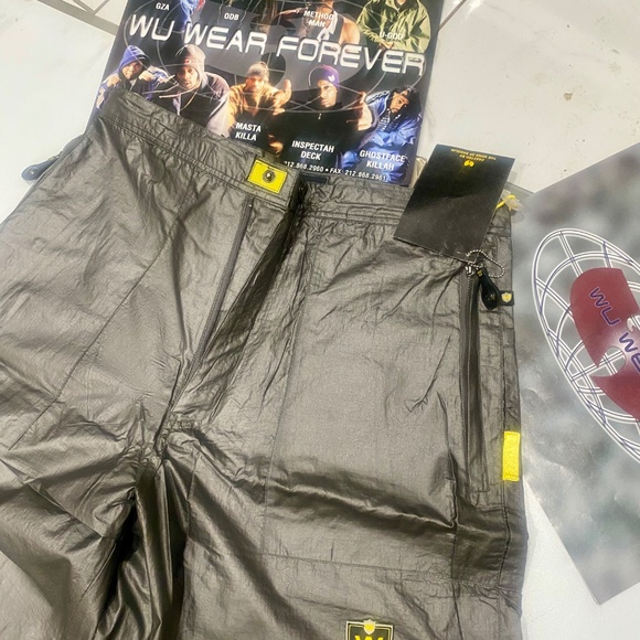 WU WEAR 90’s Vintage Nylon Pants Sz 34 - Picture 5 of 16